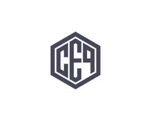 CEQ logo design vector template. CEQ