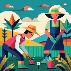 person in a hat with a cocktail