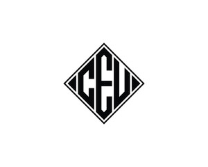 CEU logo design vector template. CEU