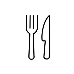 outline icons related to cooking