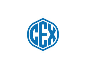 CEX logo design vector template. CEX