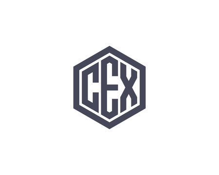 CEX logo design vector template. CEX