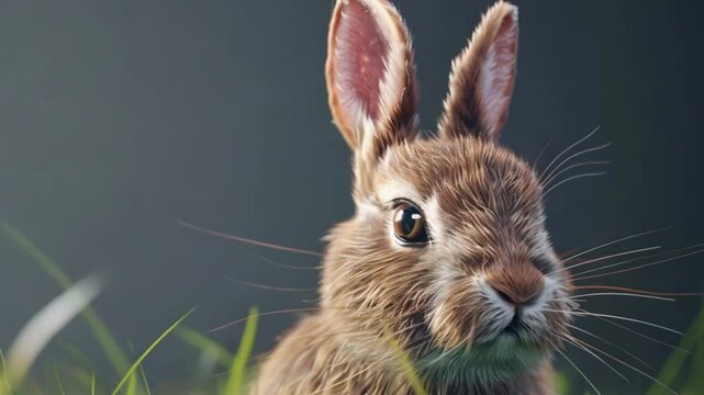 rabbit in the forest Video 4K