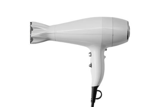 Wide Concentrator Nozzle for Fast Drying with isolated on transparent background