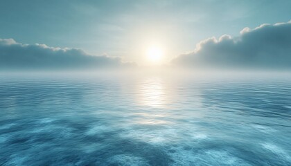 A serene, ethereal minimalist background perfect for meditation, wellness, or calming visuals, ideal for winter-themed designs or spa and relaxation promotions.