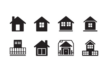 Fototapeta premium House Icons vector Collection 