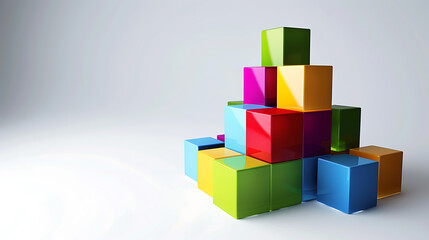 Fototapeta premium Abstract business workflow graphs