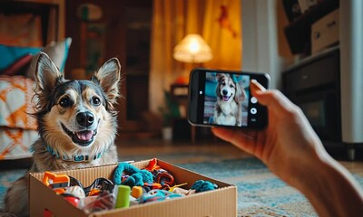 Adorable Dog Photo Shoot at Home