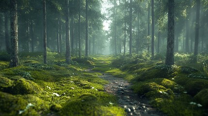 Obraz premium Fresh Air in a Spacious City Park