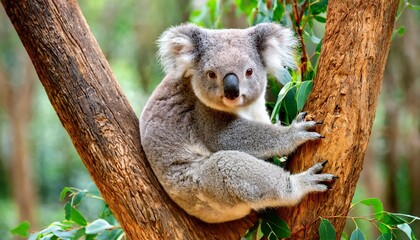 Koalas in Eucalyptus Trees: Symbols of Australian Wilderness