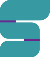 Advertising Ribbon Shape Element 