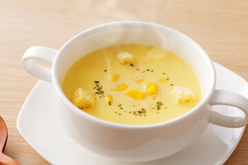コーンスープ　Sweetcorn soup