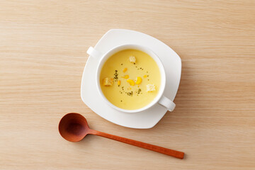 コーンスープ　Sweetcorn soup