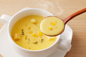 コーンスープ　Sweetcorn soup