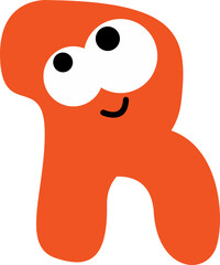 Cute Alphabet Character Element 