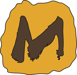 Alphabet Ransom M Element