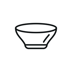 Bowl icon, a beautifully designed vector element that elevates the sophistication of your visuals, making every project stand out effortlessly