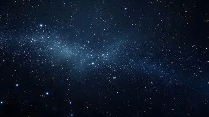 Fototapeta premium A Night Sky Filled With Distant Stars And Nebulae