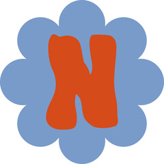 Alphabet Ransom Note N Element