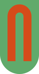 Alphabet Ransom Note N Element