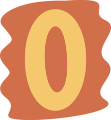 Alphabet Ransom Note O Element