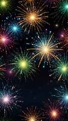 Fototapeta premium fireworks in the night sky