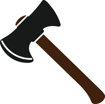 recommend clip art: axe vector illustration isolated, Axe Icon silhouette vector style