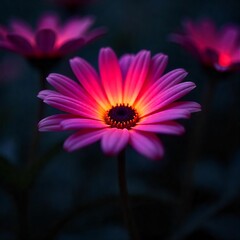 Obraz premium Sunlit Daisy in a Meadow