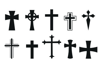 Crosses Collection Vector