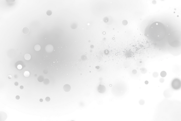 Abstract grayscale Transparent  bokeh background with bright particles and dust.