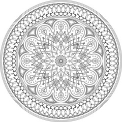 vector illustration design image background ornament mandala decoration arabic pattern abstract modern