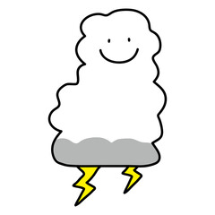 お天気記号積乱雲
