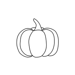 Pumpkin line icon