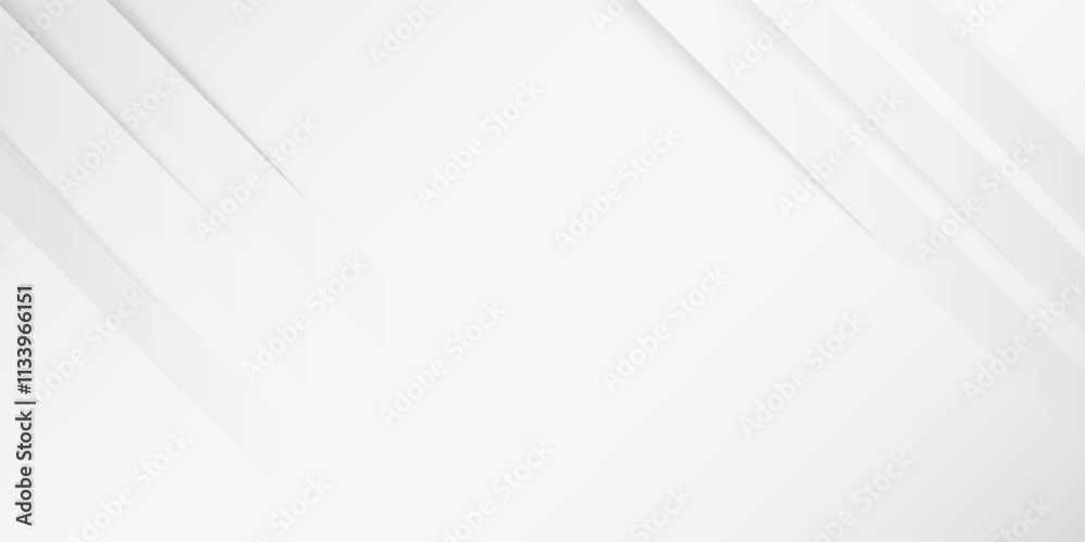 Wall mural gray and white diagonal line architecture geometry tech abstract subtle background vector eps 10