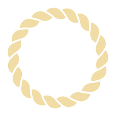 正月の縄飾り（縄の輪のみ）