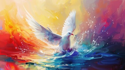 baptism in the holy spirit and bright colors