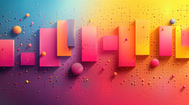 basic simple geometric patterns in a gradient shape monochromatic