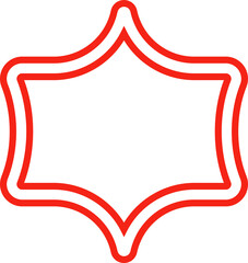 Vintage Label Frame Illustration
