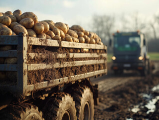 fresh potatoes harvested fresh