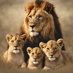 Obraz premium lioness