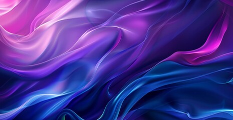 Obraz premium Abstract Purple and Blue Swirls