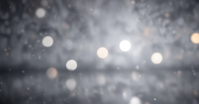 Misty abstract gray bokeh background in defocus, subtle, atmospheric