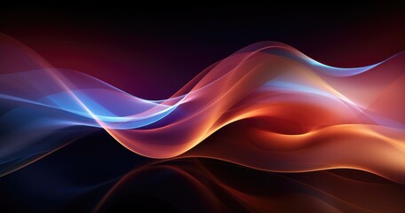 beautiful abstract background with floating glossy shapes in beautiful colors, creating an elegant and modern composition