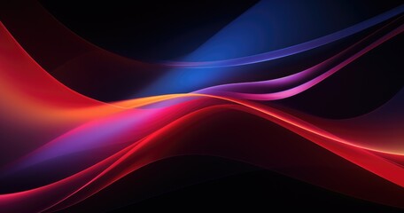 beautiful Abstract blurred background with a colorful glowing light beautiful gradient on a dark black color. 