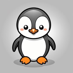 Fototapeta premium penguin vector icon logo baby cartoon character illustration symbol graphic doodle