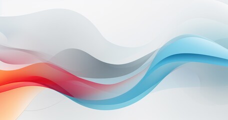 Beautiful background with abstract shapes and curves, creating an elegant and modern presentation for your design project. The light gray color of the backdrop