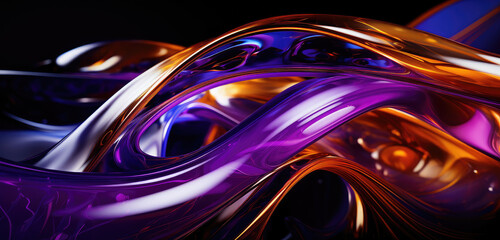 Vibrant Fluid Art Abstract Spectacle