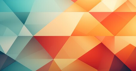 beautiful background with diagonal geometric shapes, vector illustration. Design banner for website or presentation with copy space. red color