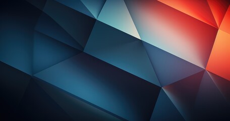 Obraz premium beautiful background with diagonal geometric shapes, vector illustration. Design banner for website or presentation with copy space. red color