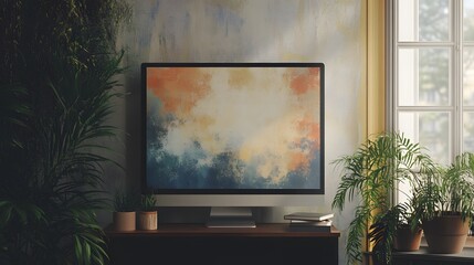 Clean and polished digital mockup presentation, emphasizing a professional and stylish layout